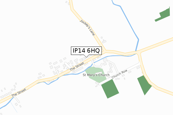 IP14 6HQ map - large scale - OS Open Zoomstack (Ordnance Survey) IP14 6HQ map - large scale - OS Open Zoomstack (Ordnance Survey)