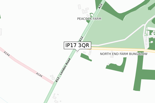 IP17 3QR map - large scale - OS Open Zoomstack (Ordnance Survey) IP17 3QR map - large scale - OS Open Zoomstack (Ordnance Survey)