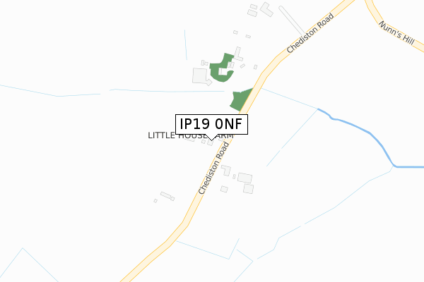 IP19 0NF map - large scale - OS Open Zoomstack (Ordnance Survey)