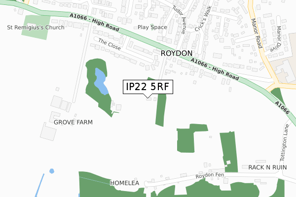 IP22 5RF map - large scale - OS Open Zoomstack (Ordnance Survey) IP22 5RF map - large scale - OS Open Zoomstack (Ordnance Survey)