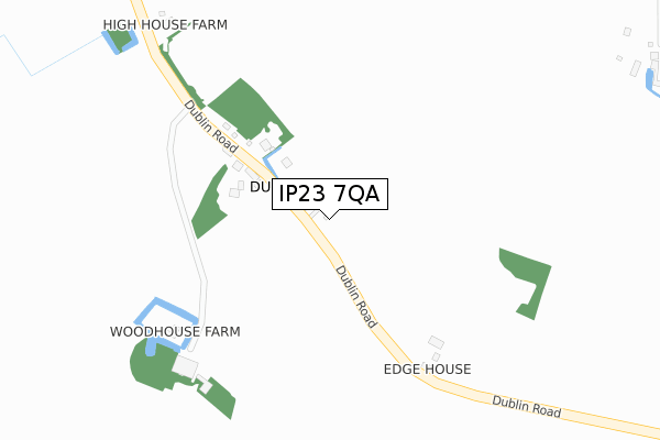 IP23 7QA map - large scale - OS Open Zoomstack (Ordnance Survey) IP23 7QA map - large scale - OS Open Zoomstack (Ordnance Survey)