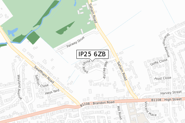 IP25 6ZB map - large scale - OS Open Zoomstack (Ordnance Survey) IP25 6ZB map - large scale - OS Open Zoomstack (Ordnance Survey)
