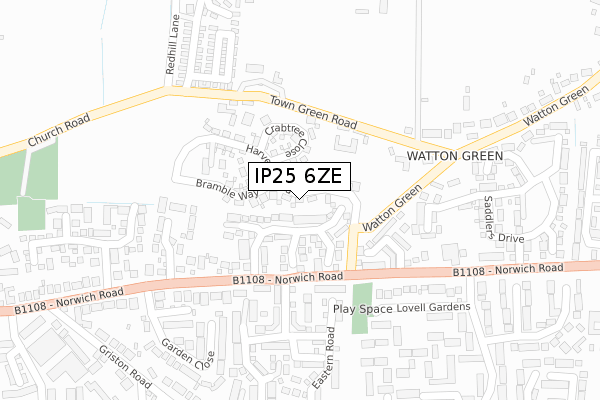 IP25 6ZE map - large scale - OS Open Zoomstack (Ordnance Survey) IP25 6ZE map - large scale - OS Open Zoomstack (Ordnance Survey)