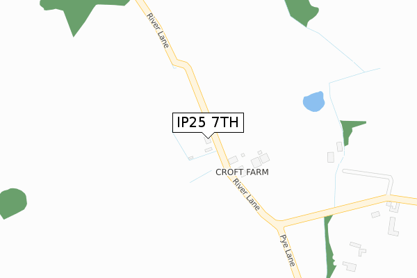 IP25 7TH map - large scale - OS Open Zoomstack (Ordnance Survey)