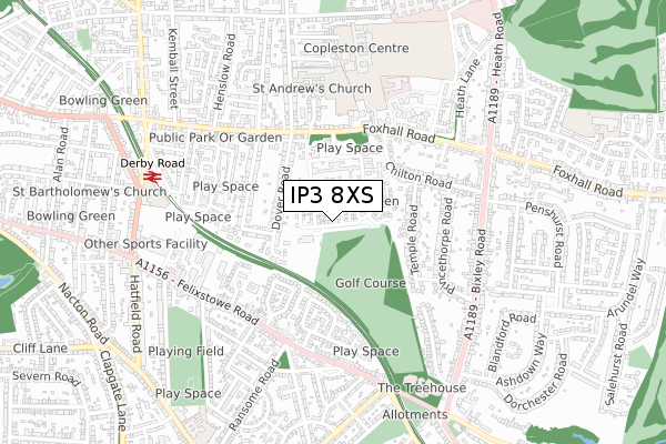 IP3 8XS maps, stats, and open data
