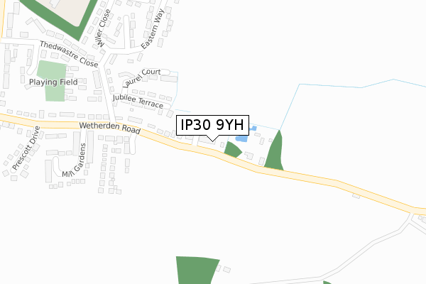 IP30 9YH map - large scale - OS Open Zoomstack (Ordnance Survey) IP30 9YH map - large scale - OS Open Zoomstack (Ordnance Survey)