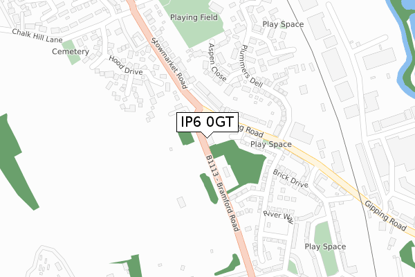 IP6 0GT map - large scale - OS Open Zoomstack (Ordnance Survey) IP6 0GT map - large scale - OS Open Zoomstack (Ordnance Survey)