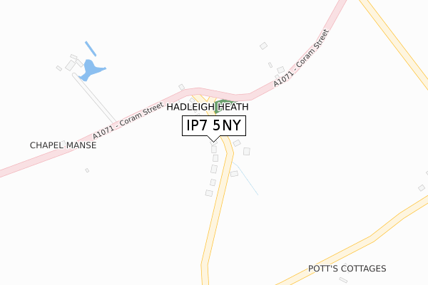 IP7 5NY map - large scale - OS Open Zoomstack (Ordnance Survey)