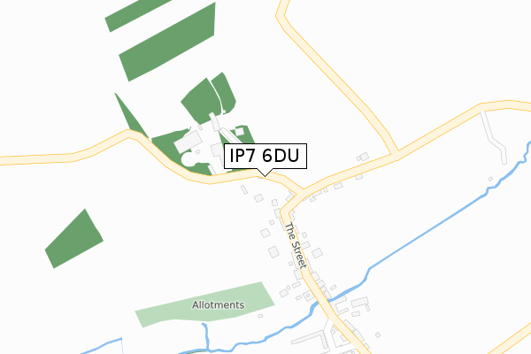 IP7 6DU map - large scale - OS Open Zoomstack (Ordnance Survey)