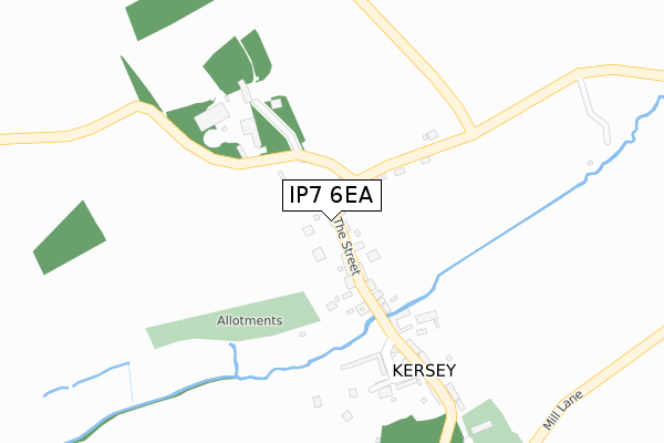 IP7 6EA map - large scale - OS Open Zoomstack (Ordnance Survey)