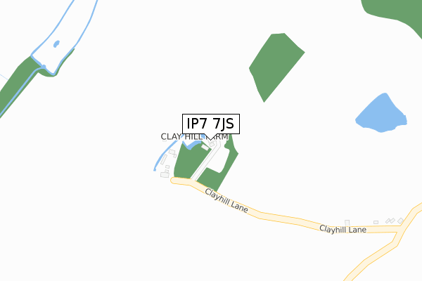 IP7 7JS map - large scale - OS Open Zoomstack (Ordnance Survey)