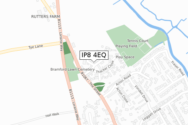 IP8 4EQ map - large scale - OS Open Zoomstack (Ordnance Survey) IP8 4EQ map - large scale - OS Open Zoomstack (Ordnance Survey)