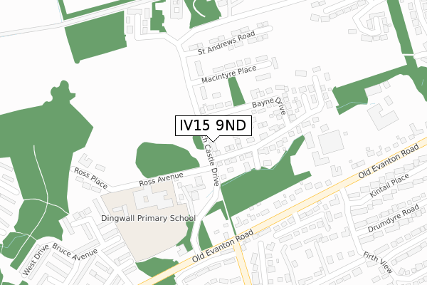 IV15 9ND map - large scale - OS Open Zoomstack (Ordnance Survey) IV15 9ND map - large scale - OS Open Zoomstack (Ordnance Survey)