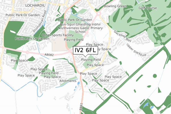 IV2 6FL map - small scale - OS Open Zoomstack (Ordnance Survey) IV2 6FL map - small scale - OS Open Zoomstack (Ordnance Survey)