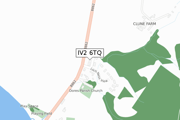 IV2 6TQ map - large scale - OS Open Zoomstack (Ordnance Survey) IV2 6TQ map - large scale - OS Open Zoomstack (Ordnance Survey)
