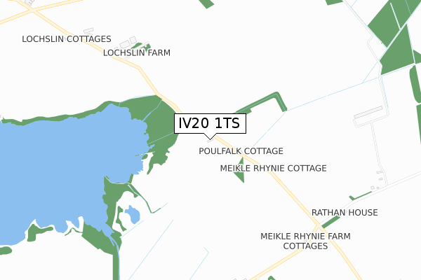 IV20 1TS map - small scale - OS Open Zoomstack (Ordnance Survey) IV20 1TS map - small scale - OS Open Zoomstack (Ordnance Survey)