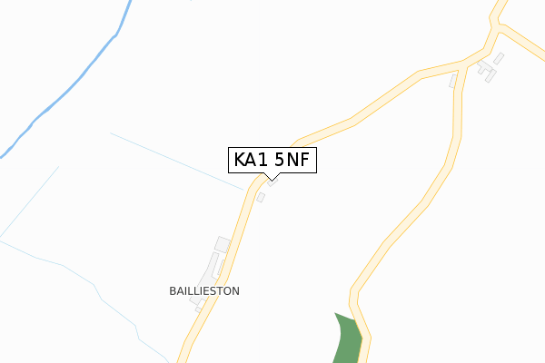 KA1 5NF map - large scale - OS Open Zoomstack (Ordnance Survey)