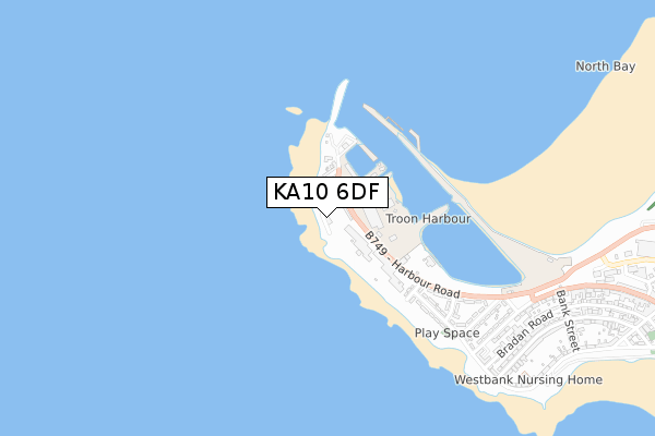 KA10 6DF map - small scale - OS Open Zoomstack (Ordnance Survey) KA10 6DF map - small scale - OS Open Zoomstack (Ordnance Survey)