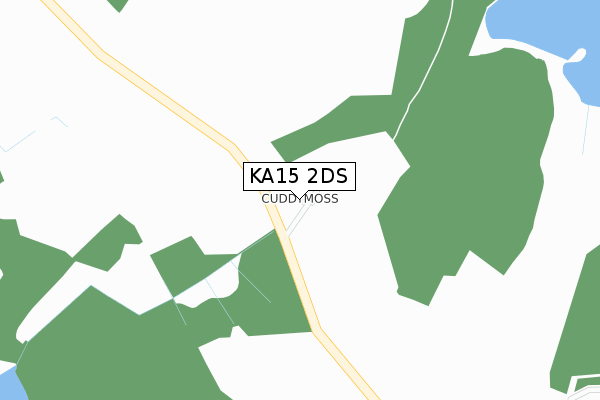 KA15 2DS map - large scale - OS Open Zoomstack (Ordnance Survey)