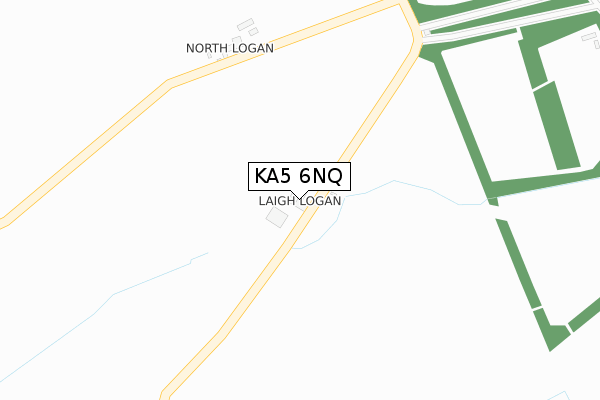 KA5 6NQ map - large scale - OS Open Zoomstack (Ordnance Survey)