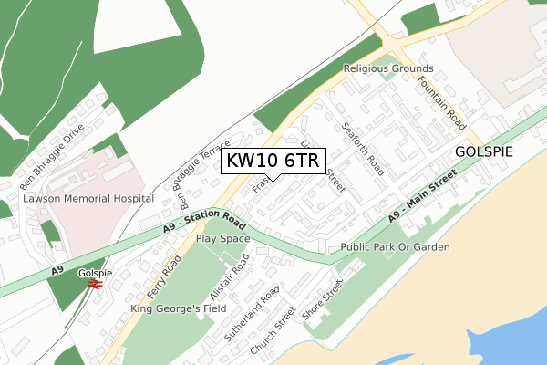 KW10 6TR map - large scale - OS Open Zoomstack (Ordnance Survey) KW10 6TR map - large scale - OS Open Zoomstack (Ordnance Survey)
