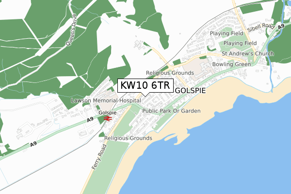 KW10 6TR map - small scale - OS Open Zoomstack (Ordnance Survey) KW10 6TR map - small scale - OS Open Zoomstack (Ordnance Survey)