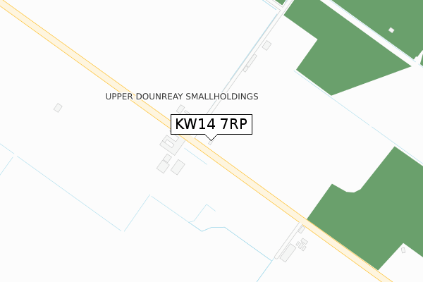 KW14 7RP map - large scale - OS Open Zoomstack (Ordnance Survey)