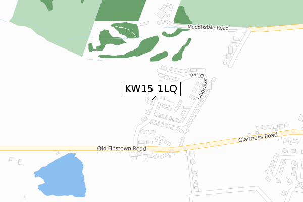 KW15 1LQ map - large scale - OS Open Zoomstack (Ordnance Survey)