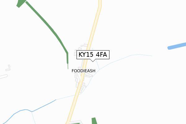 KY15 4FA map - large scale - OS Open Zoomstack (Ordnance Survey)