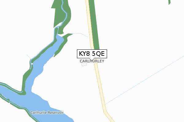 KY8 5QE map - large scale - OS Open Zoomstack (Ordnance Survey) KY8 5QE map - large scale - OS Open Zoomstack (Ordnance Survey)
