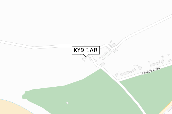 KY9 1AR map - large scale - OS Open Zoomstack (Ordnance Survey)