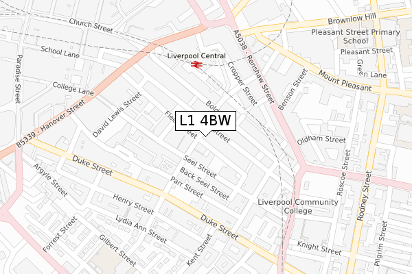 L1 4BW map - large scale - OS Open Zoomstack (Ordnance Survey) L1 4BW map - large scale - OS Open Zoomstack (Ordnance Survey)