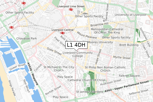 L1 4DH map - small scale - OS Open Zoomstack (Ordnance Survey) L1 4DH map - small scale - OS Open Zoomstack (Ordnance Survey)