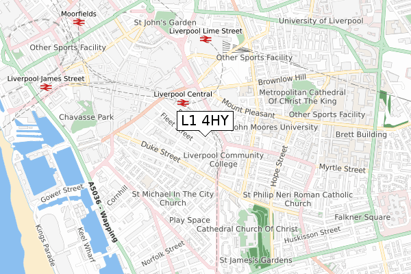 L1 4HY map - small scale - OS Open Zoomstack (Ordnance Survey)