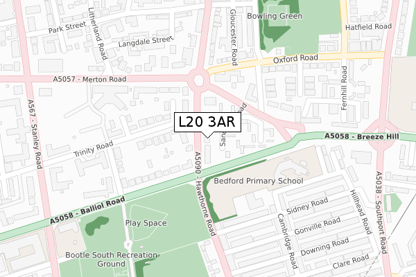 L20 3AR map - large scale - OS Open Zoomstack (Ordnance Survey) L20 3AR map - large scale - OS Open Zoomstack (Ordnance Survey)