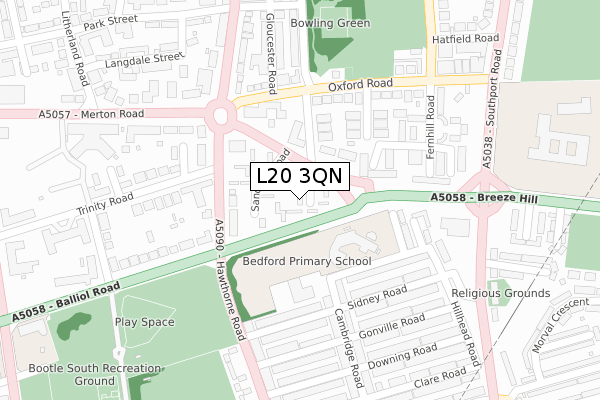 L20 3QN map - large scale - OS Open Zoomstack (Ordnance Survey) L20 3QN map - large scale - OS Open Zoomstack (Ordnance Survey)