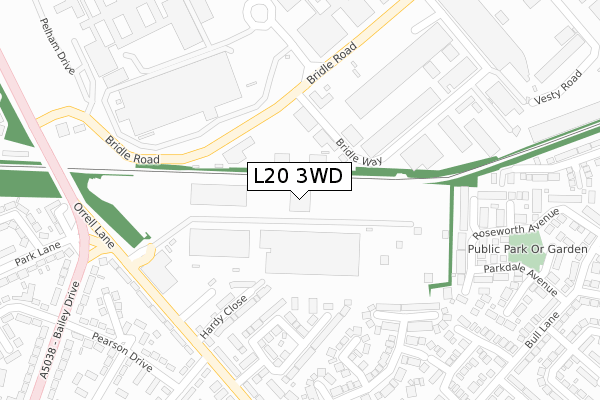 L20 3WD map - large scale - OS Open Zoomstack (Ordnance Survey) L20 3WD map - large scale - OS Open Zoomstack (Ordnance Survey)