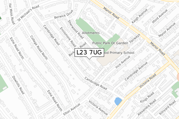L23 7UG maps, stats, and open data