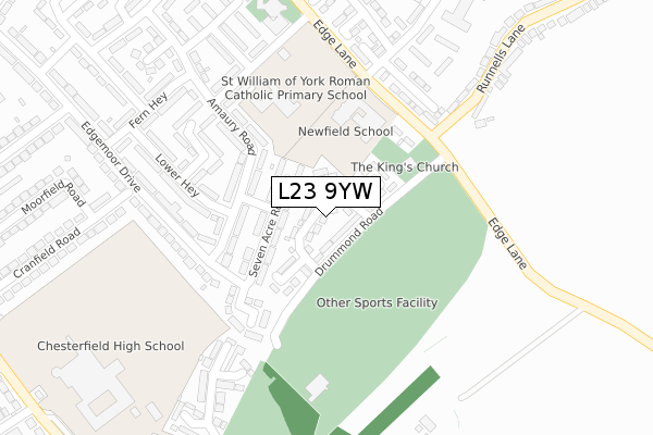 L23 9YW maps, stats, and open data