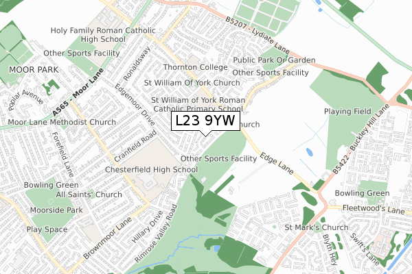 L23 9YW maps, stats, and open data