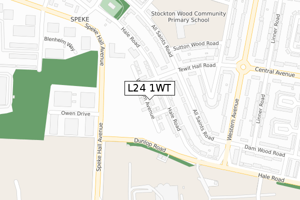 L24 1WT map - large scale - OS Open Zoomstack (Ordnance Survey) L24 1WT map - large scale - OS Open Zoomstack (Ordnance Survey)