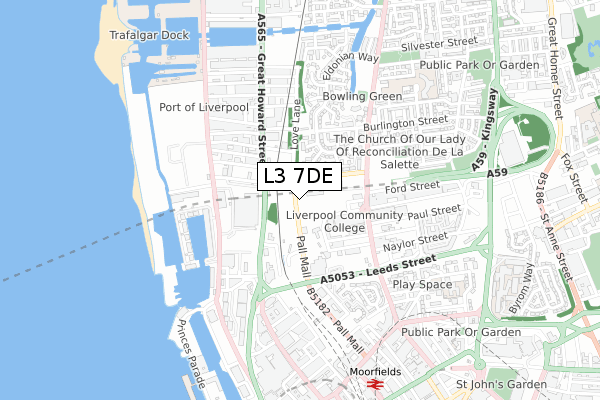 L3 7DE map - small scale - OS Open Zoomstack (Ordnance Survey) L3 7DE map - small scale - OS Open Zoomstack (Ordnance Survey)