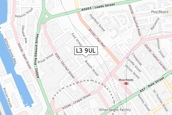 L3 9UL map - large scale - OS Open Zoomstack (Ordnance Survey) L3 9UL map - large scale - OS Open Zoomstack (Ordnance Survey)