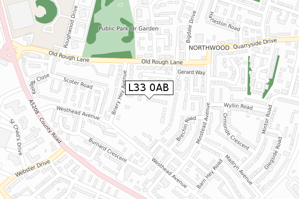 L33 0AB map - large scale - OS Open Zoomstack (Ordnance Survey) L33 0AB map - large scale - OS Open Zoomstack (Ordnance Survey)
