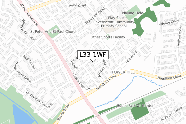 L33 1WF map - large scale - OS Open Zoomstack (Ordnance Survey) L33 1WF map - large scale - OS Open Zoomstack (Ordnance Survey)