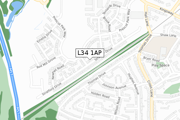 L34 1AP map - large scale - OS Open Zoomstack (Ordnance Survey) L34 1AP map - large scale - OS Open Zoomstack (Ordnance Survey)