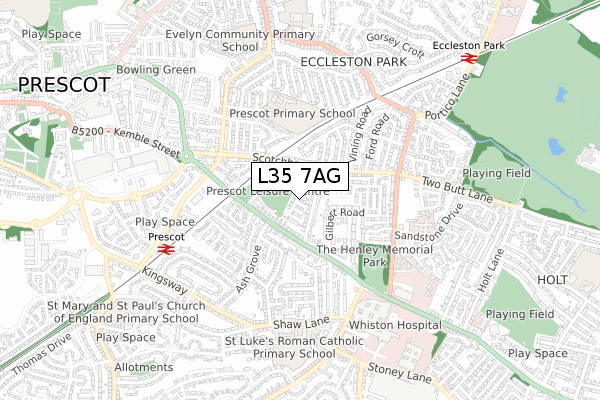 L35 7AG map - small scale - OS Open Zoomstack (Ordnance Survey) L35 7AG map - small scale - OS Open Zoomstack (Ordnance Survey)
