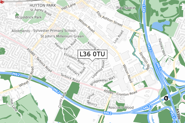 L36 0TU map - small scale - OS Open Zoomstack (Ordnance Survey) L36 0TU map - small scale - OS Open Zoomstack (Ordnance Survey)