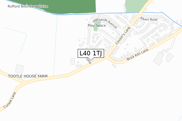 L40 1TJ map - large scale - OS Open Zoomstack (Ordnance Survey) L40 1TJ map - large scale - OS Open Zoomstack (Ordnance Survey)