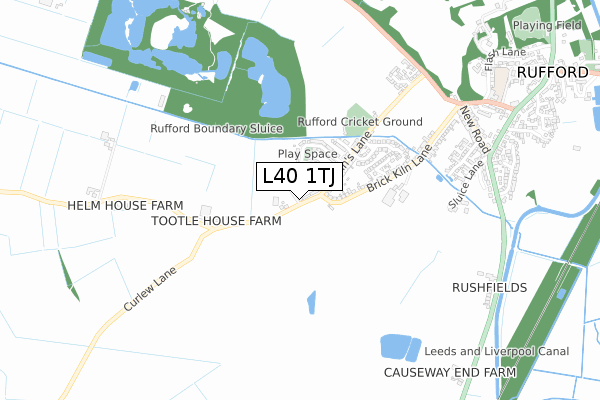 L40 1TJ map - small scale - OS Open Zoomstack (Ordnance Survey) L40 1TJ map - small scale - OS Open Zoomstack (Ordnance Survey)